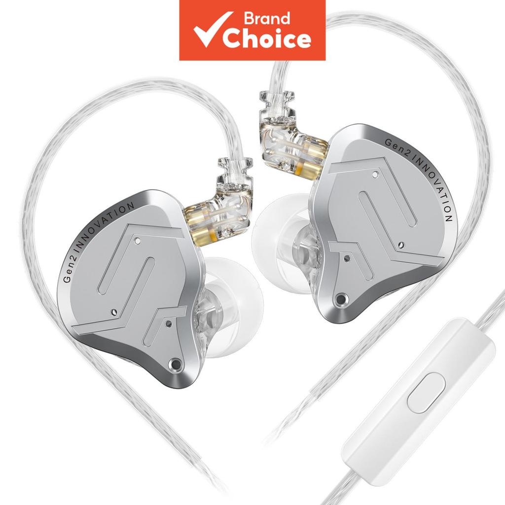 หูฟังอินเอียร์มีสาย KZ ZSN Pro 2 โลหะ, ไฮบริด 1BA+1DD, เบสแน่น, ตัดเสียงรบกวน สําหรับนักดนตรีและผู้ร