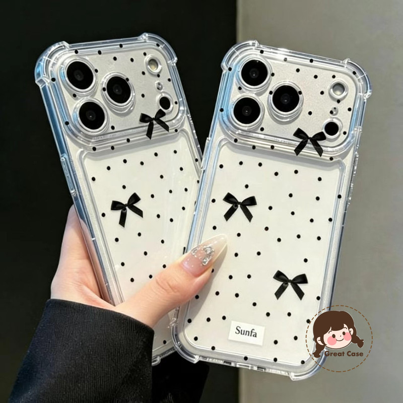 Insสไตล์Bow Tieเคสโทรศัพท์ใสสําหรับVivo Y22S Y21 Y21S Y21A Y21T Y21G Y21E Y20 Y20S Y20A Y20i Y20T Y2