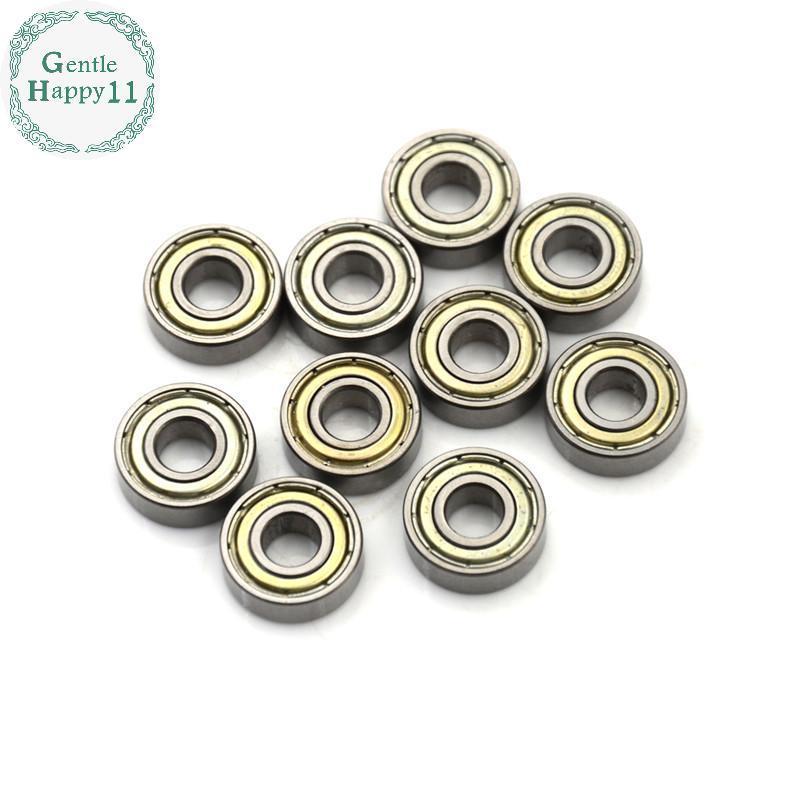 GentleHappy 10PCS 696ZZ Deep Groove Miniature Ball Bearing 6X15X5mm โลหะ Mini Bearing TH