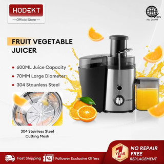HODEKT Household Juicer Blender 600ML Juice Capacity 304 Stainless Steel Automatic Juice Separation