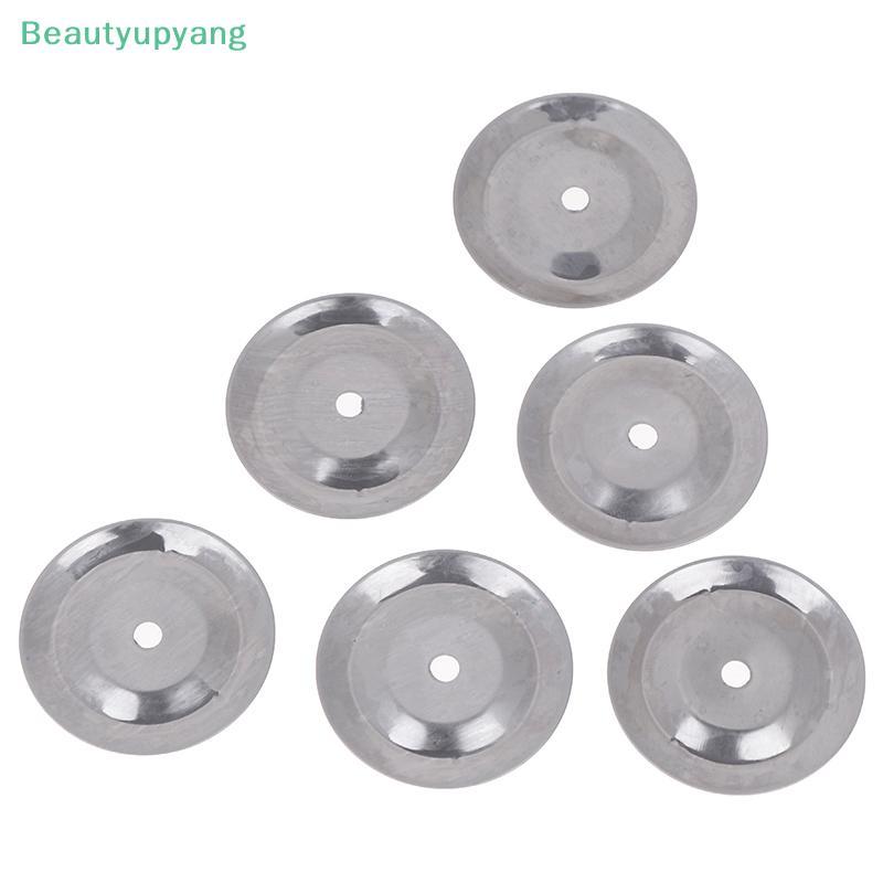 [Beautyupyang] 50 ชิ้น Tambourine Bell แหวน Jingle Bell เหล็กสําหรับ Handbell Chara กลองบ่วง Tambour