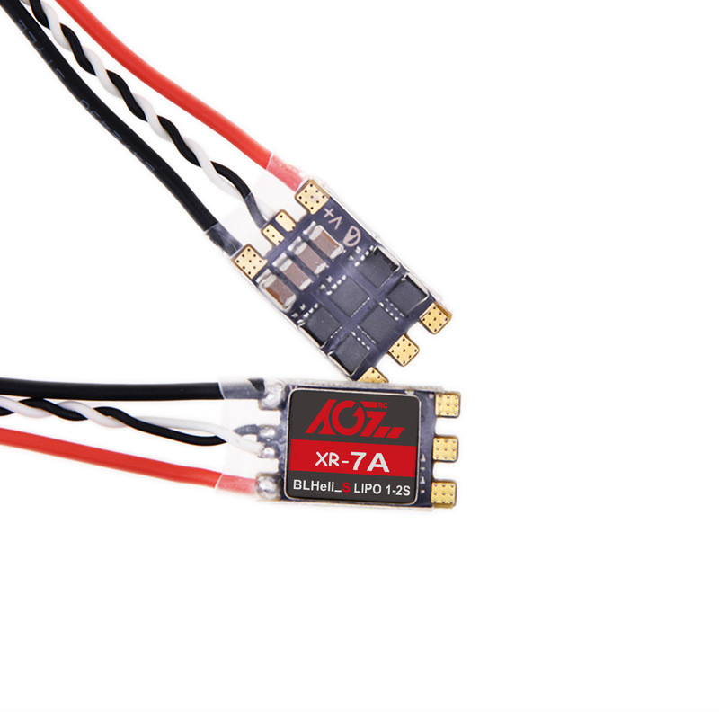 AGF AGF XR-7A ผ่านเครื่อง 7A เครื่องปรับอากาศอิเล็กทรอนิกส์แบบไม่มีแปรง DSHOT600 BLHeli-S Solidware
