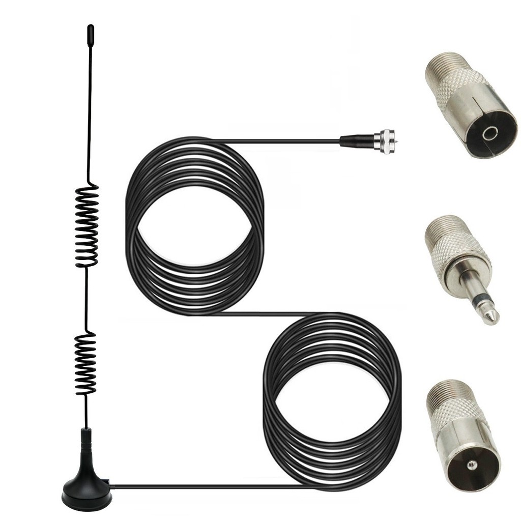 FM ANTENNA วิทยุ AM/FM ดิจิตอลในร่มฐานแม่เหล็กเสาอากาศวิทยุ