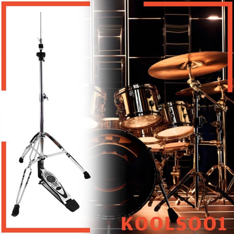 [Koolsoo1] ขาตั้งเพอร์คัชชันแบบปรับได้กลอง Hi Hat Cymbal Stand Triangle Bracket for Music Practice ห