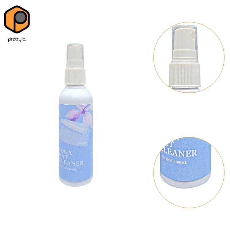 Prettyia เสื่อโยคะทําความสะอาดสเปรย์แบบพกพา 100ml กลิ่นป้องกันการรั่วซึมกําจัดเหงื่อสําหรับอุปกรณ์โยคะพิลาทิสกีฬา Mats — صورة 6