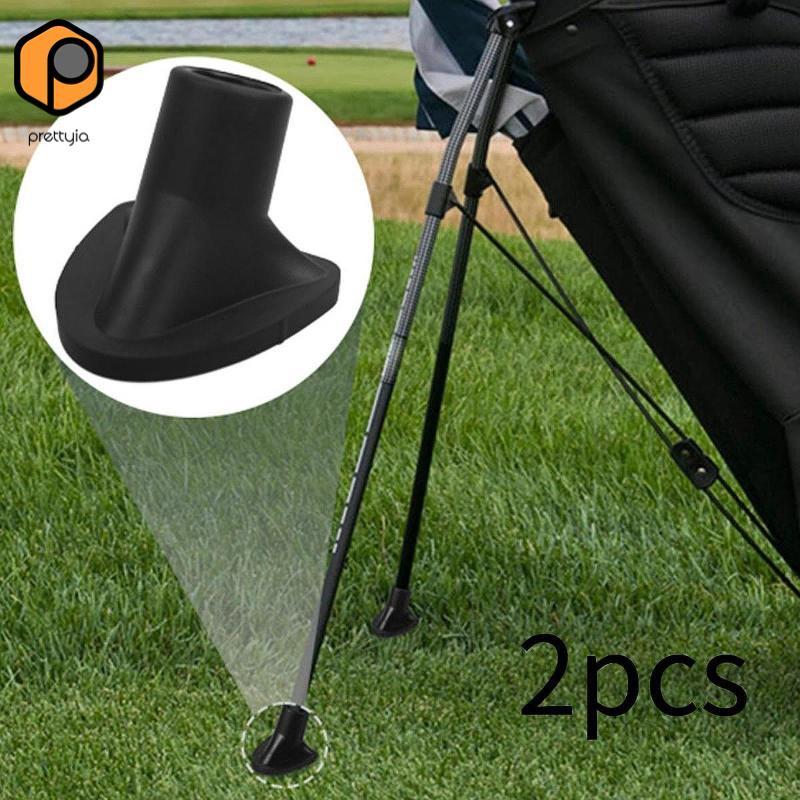 Prettyia Anti Slip Golf Bag Stand Replacement Feet Wear Resistance TPE Rubber Accessories for Park Golf Stand Bag — صورة 4
