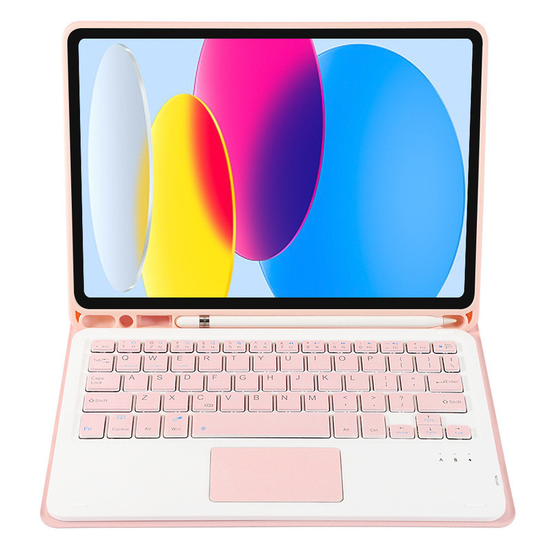 เหมาะสําหรับ Samsung Tab S6lite P610/612/P615 เคสป้องกันแท็บเล็ตคีย์บอร์ดดูด