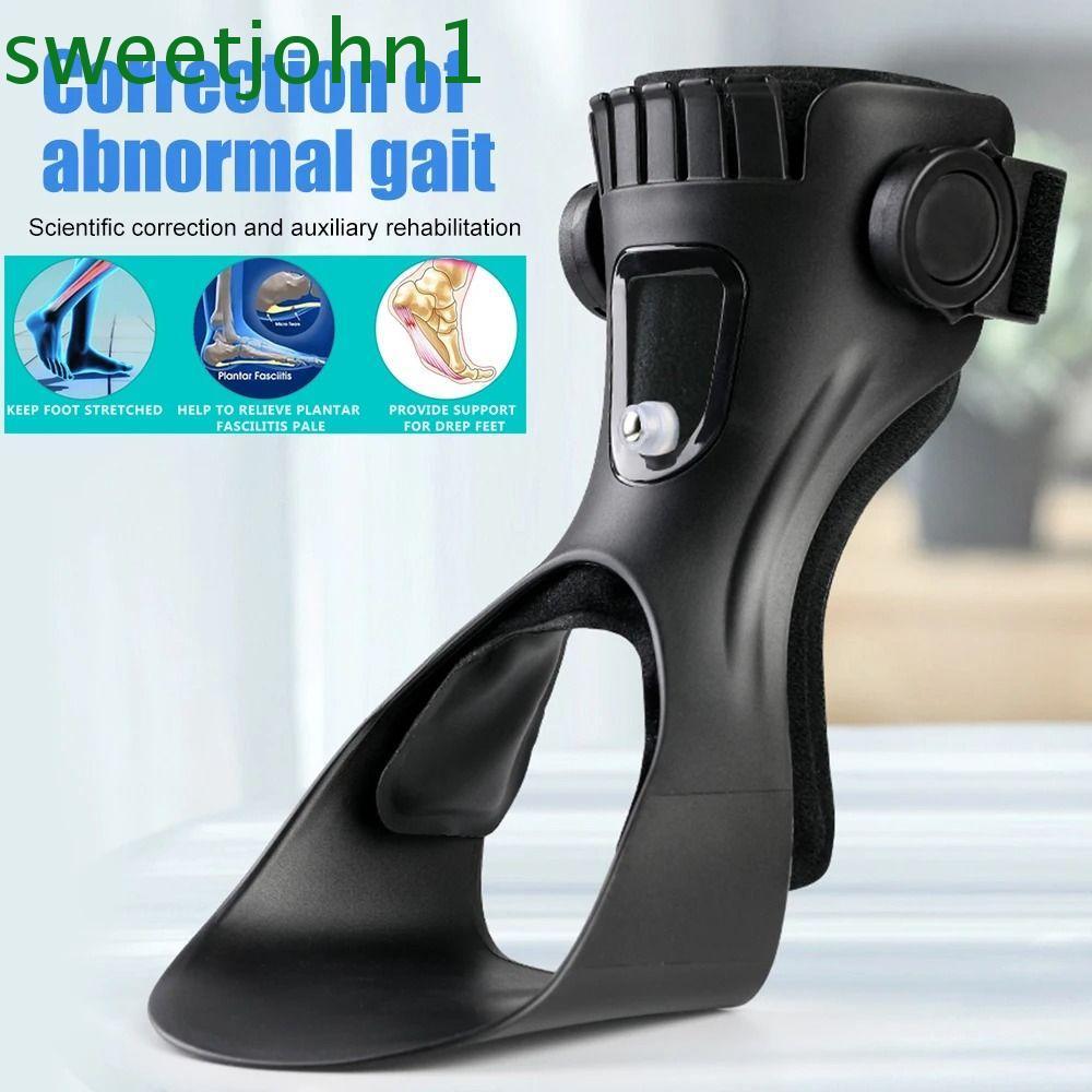 เฝือกพยุงฝ่าเท้าและเท้า SWEETJOHN แบบปรับได้ ลดอาการ plantar fasciitis และ drop foot พร้อมถุงลมนิรภัยเพื่อความสบาย