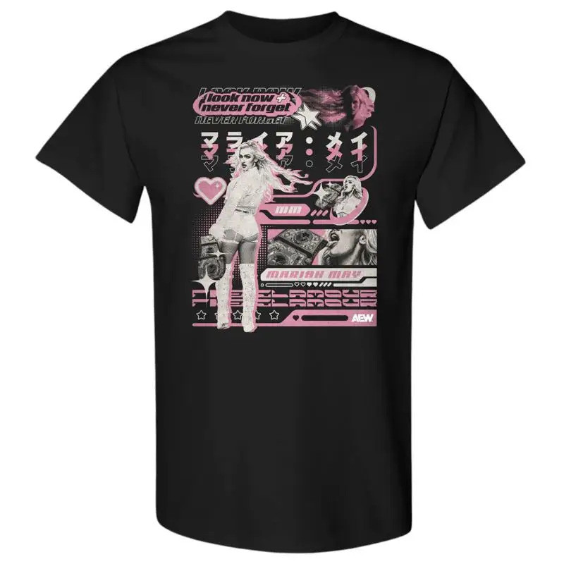 เสื้อยืดอย่างเป็นทางการของ AEW รุ่น Mariah May Look Now Never Forget