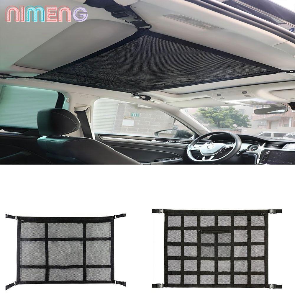 NIMENG รถเพดานตาข่ายเก็บกระเป๋าแบบพกพากระเป๋าหลังคารถกระเป๋าภายใน Cargo Campervan
