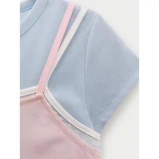 [Pomelo] เสื้อสายเดี่ยวคอวี / Layered Cami Tee