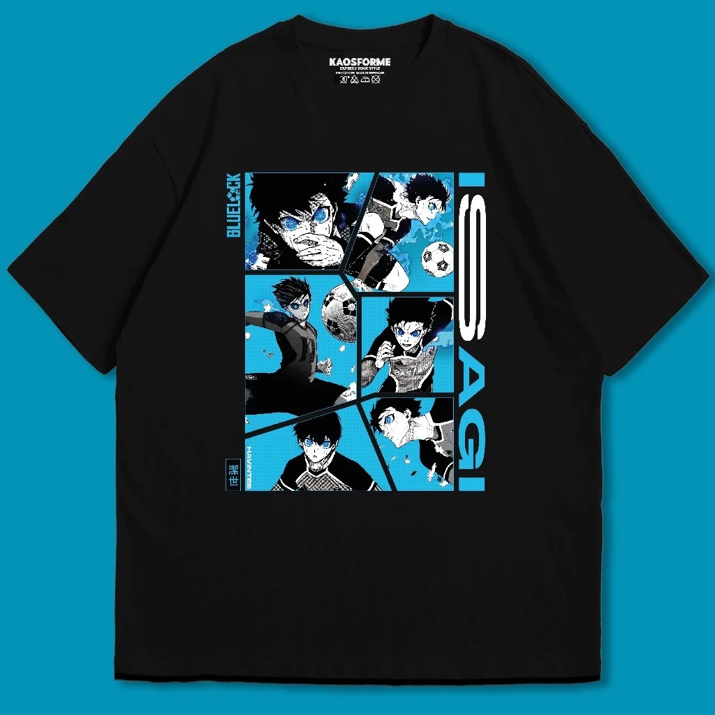 เสื้อยืดอนิเมะ Yoichi Isagi V4 Blue Lock