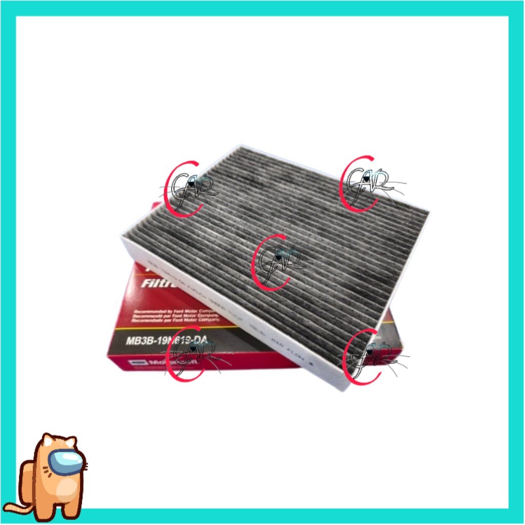 CABINI FILTER & AIR COND FILTER FORD RANGER T9 2022 FOCUS MK4 2018 MUSTANG 2020 (CARBON) MB3B-19N619