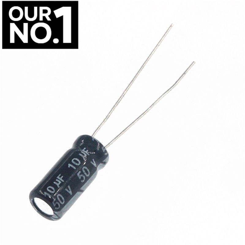 50pcs 5*7 5*11 อลูมิเนียม Electrolytic Capacitor 10UF 22UF 33UF 47UF 100UF 16V 25V 35V 50V Electroly