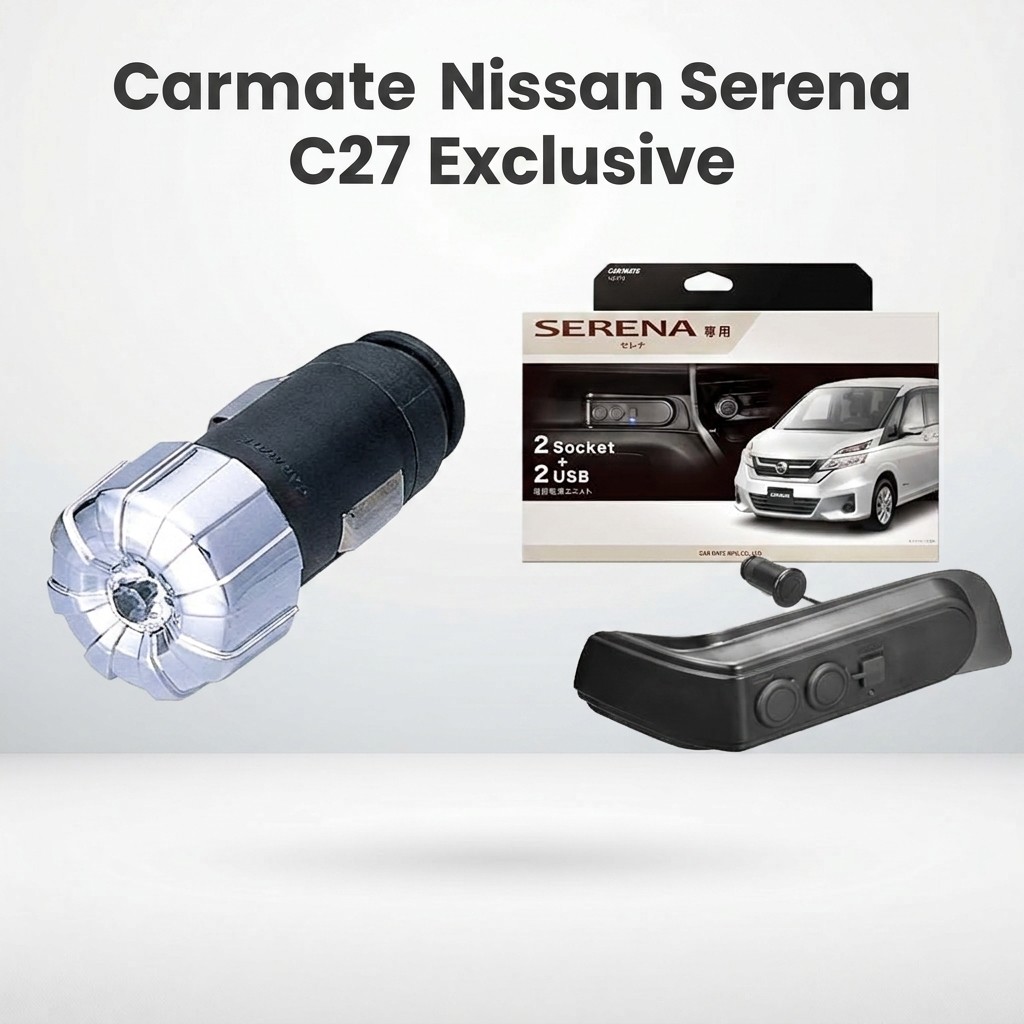 Carmate Nissan Serena C27 Model H28.8+ Dual-Function Car Accessory Set