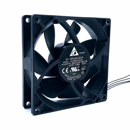 DELTA QUR0912VH 92mm 92*92*25mm 12V 0.60A 4 เส้น pwm 800-4000RPM พัดลมระบายความร้อน