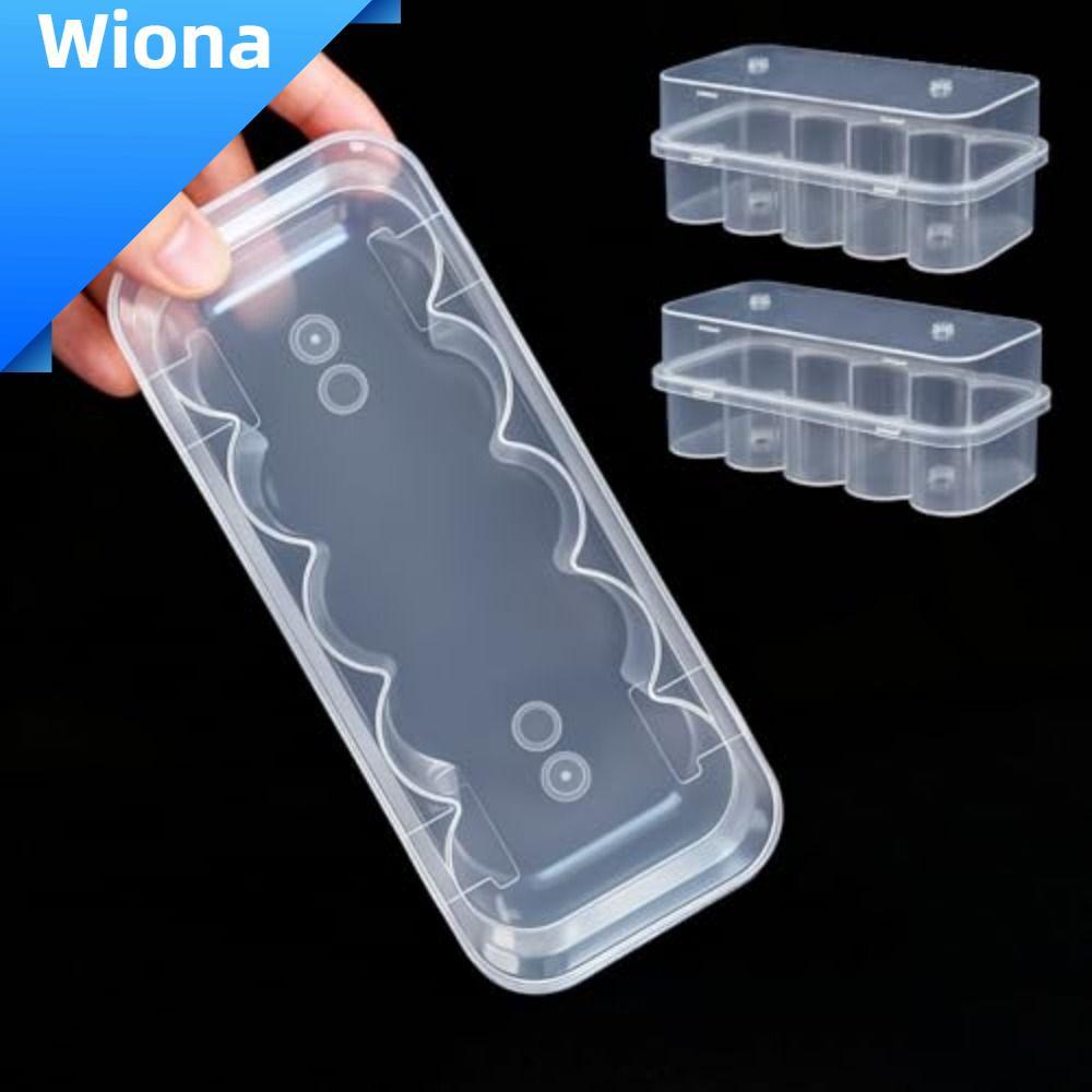 WIONA Microtube กล่องเก็บ, Stackable 10-Slot Vial Storage, 3ML/10mL พลาสติกตู้แช่แข็งกล่องหลอดตู้เย็