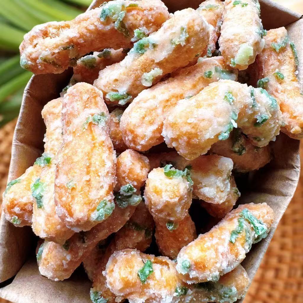 รากกล้วยไม้ยี่ห้อเก่าพิเศษ Old Flavour Orchid Root Old-fashioned Jiangmi Strips Scallion หอม Twist ห