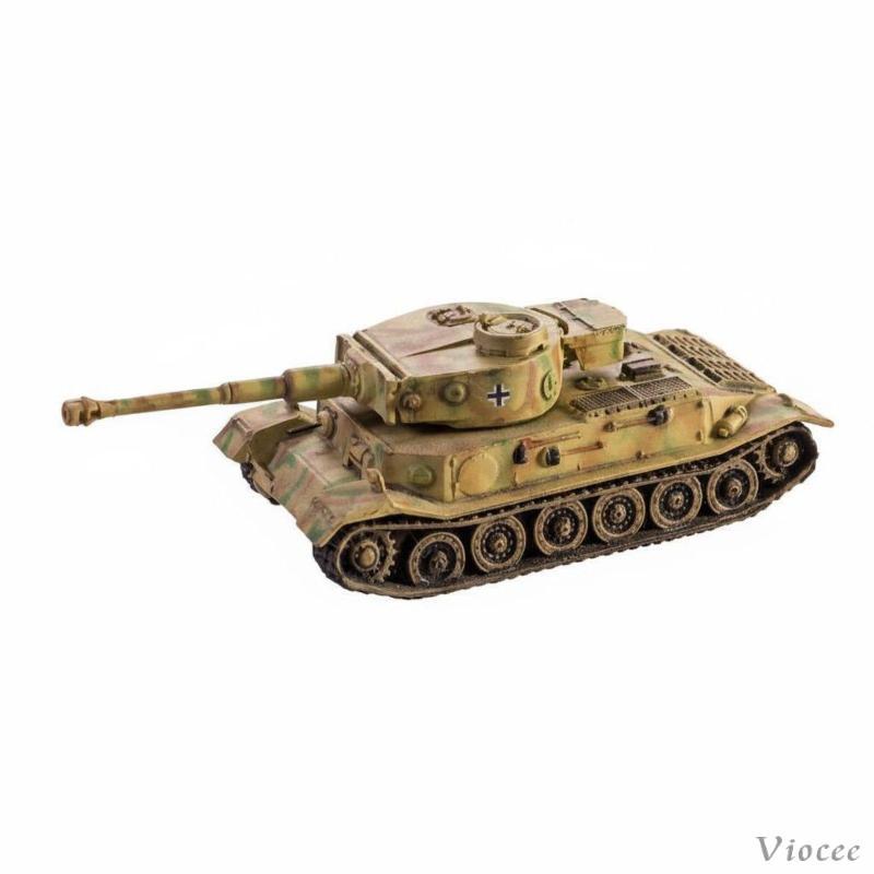 [Viocee] 1/144 Scale Tank Model รายละเอียด WW2 Tank Model Movable Turret ตุ๊กตาสะสมสําหรับนักสะสม, จ