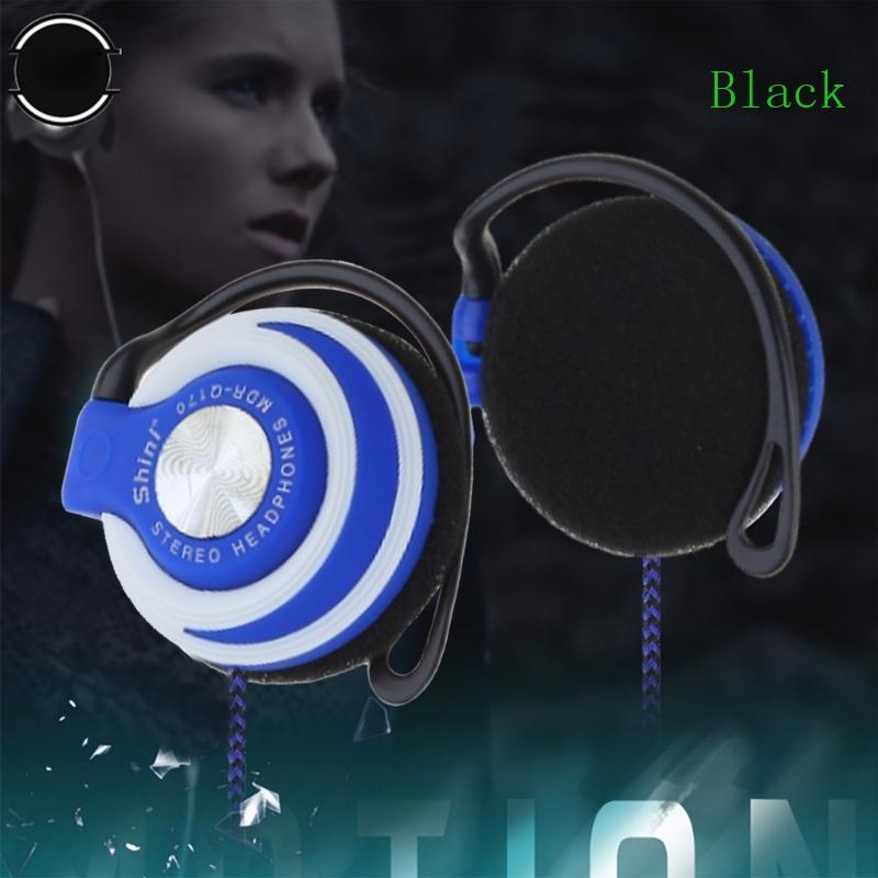 BLACK Secure-fit Ear Hooks Clip-on Headphone Clip-On Headphone Earhook Earclip Headset