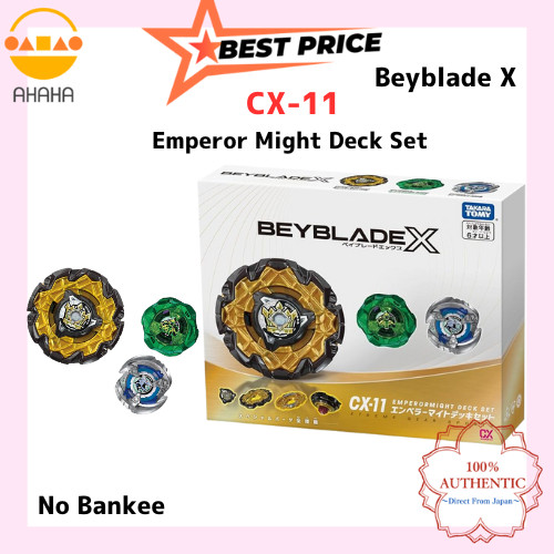 BEYBLADE X CX-11 Emperor Might Deck Set