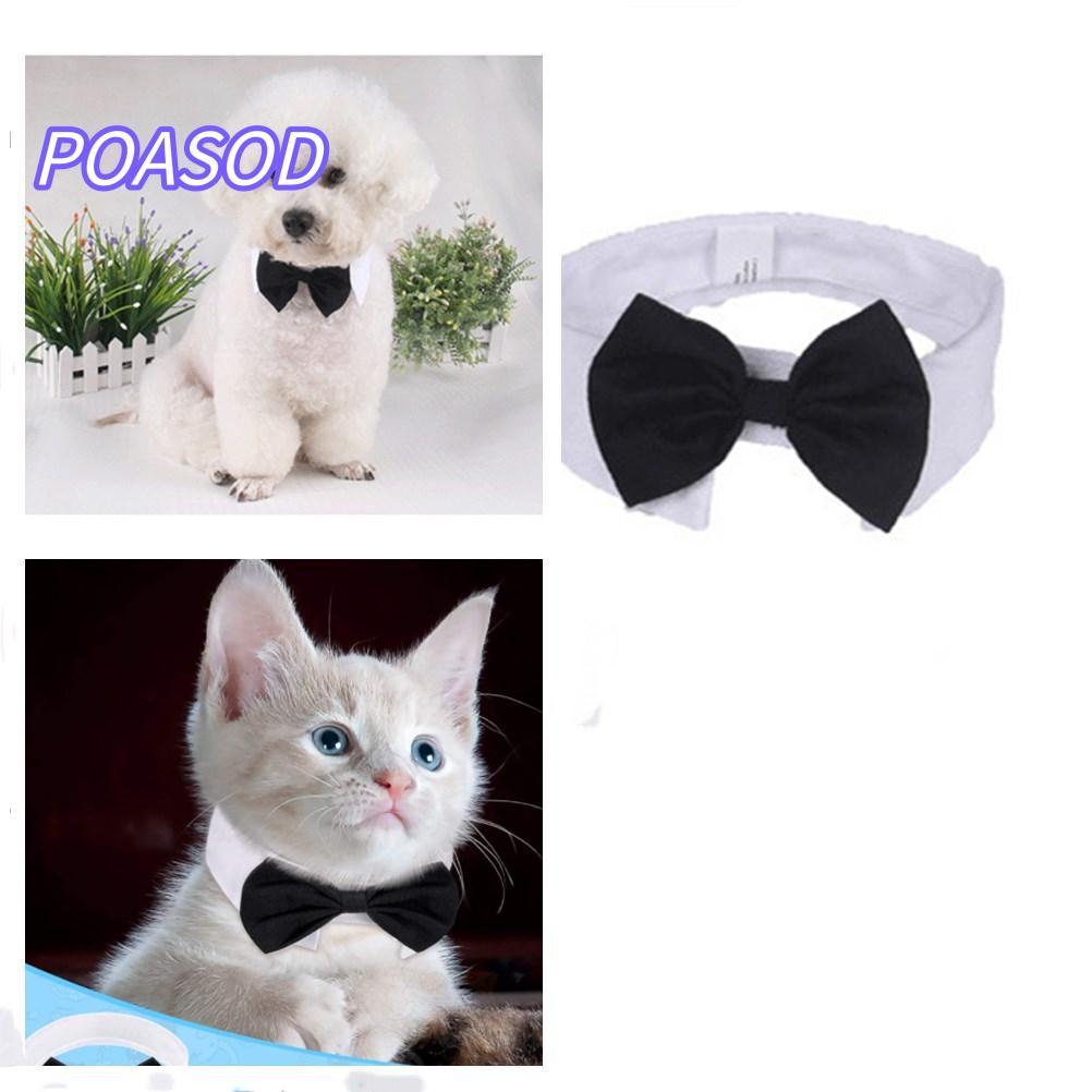 MAYSHOW Cat Tuxedo Collar Grooming อุปกรณ์เสริมวันเกิด Puppy สัตว์เลี้ยงอย่างเป็นทางการ Tuxedo