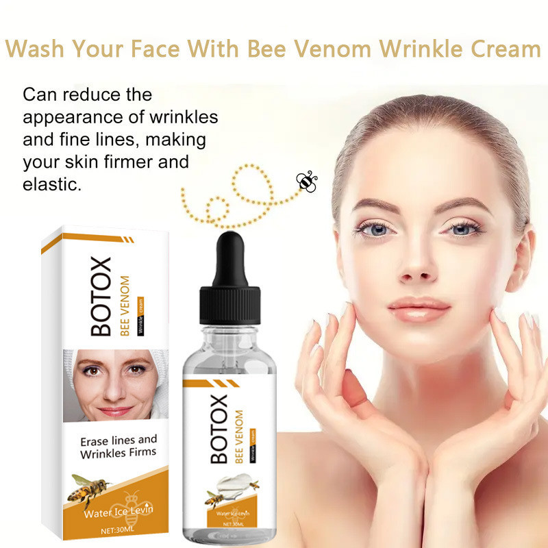 ชุดดูแลผิวหน้า Bee Venom - Hydrating and Anti-Aging with Bee Venom Cream, Essence, and Lotion, เหมาะ