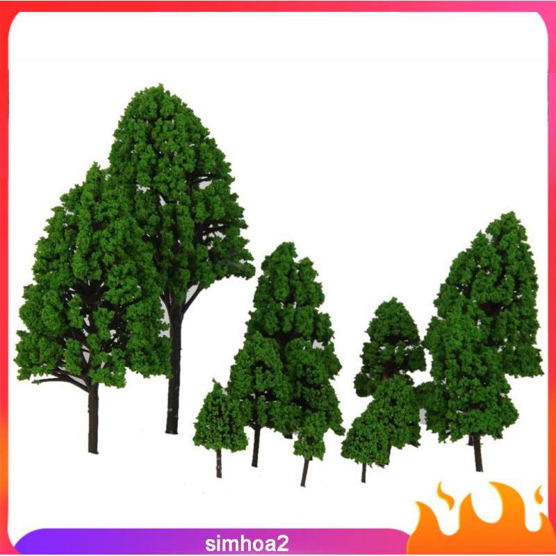[Simhoa2] 12 Multi Scale Poplar Tree Model Train Train Train Rail Park Layout Scenery O HO NZ