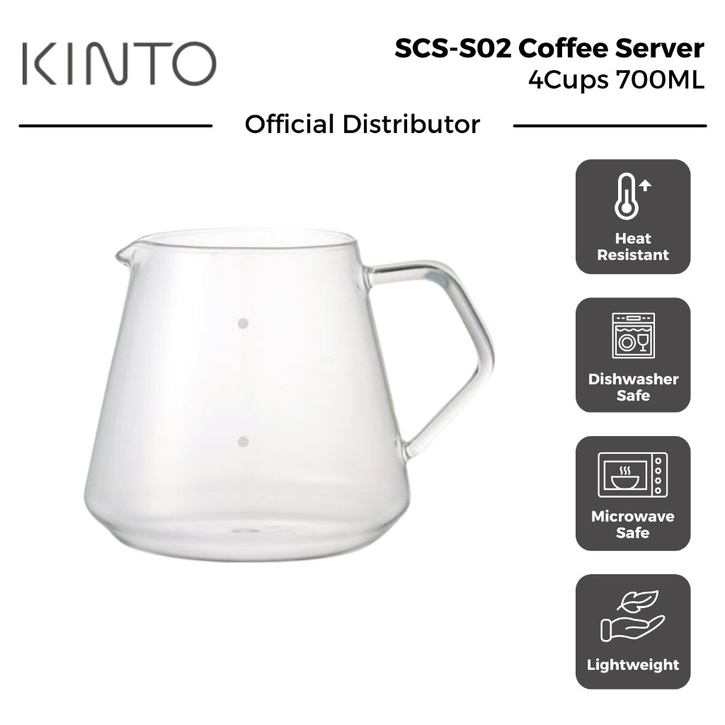 SCS-S02 Coffee Server 4Cups 700ML - ใส R9IV