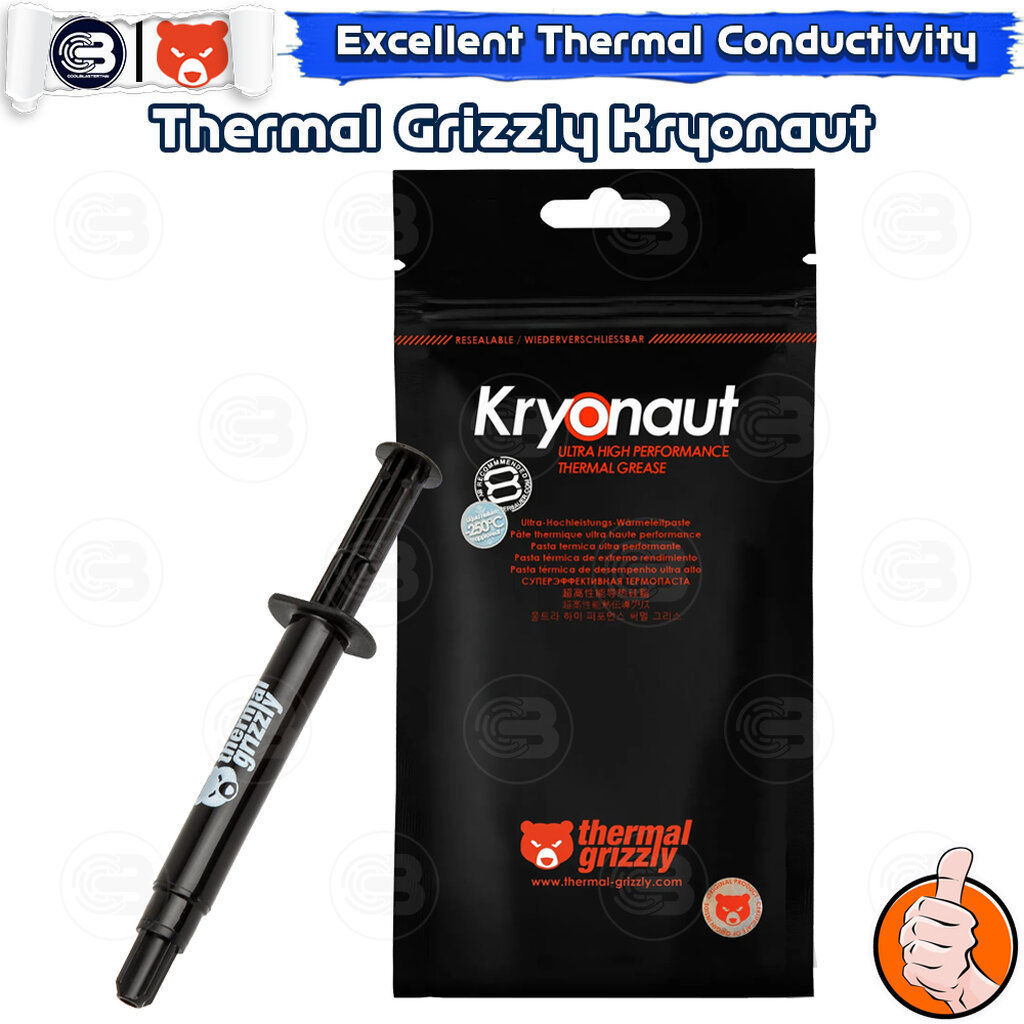 [CoolBlasterThai] Thermal Grizzly Kryonaut 5.55g.Thermal compound (ซิลิโคนนำความร้อน)