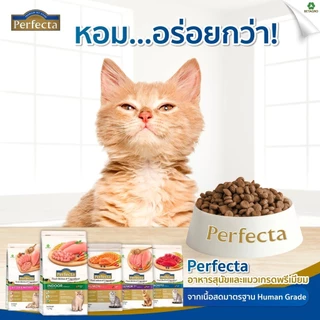 Perfecta เพอร์เฟคต้า อาหารเม็ดแมว สูตรพิเศษ เกรดพรีเมี่ยม ดูแลครบ กินง่าย เม็ดแมว ขนาด 1kg