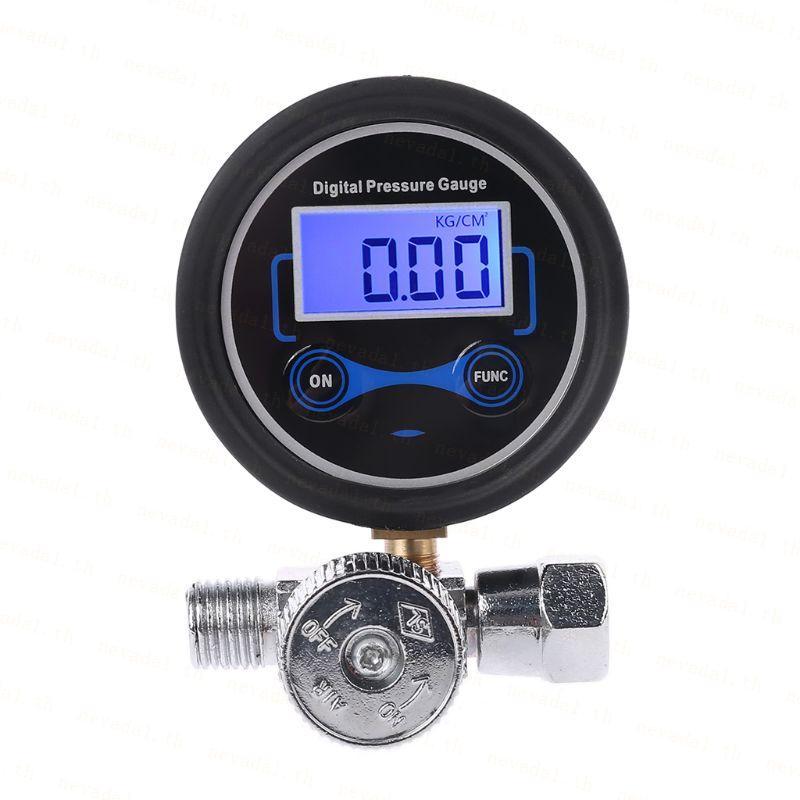 ʚɞ Ne ʚɞ Digital 1 4 200PSI วาล์วควบคุมมาตรวัดความดันอากาศสําหรับ