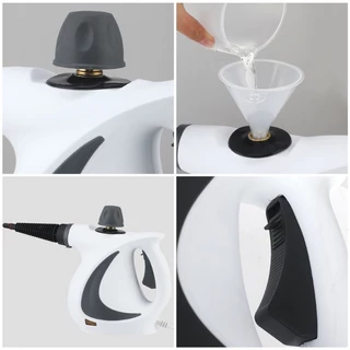 Alilin Professional Steam Cleaner สําหรับห้องครัวลบคราบ Stuborn Quick Evaporativeon Ergonomic Handle Steamer
