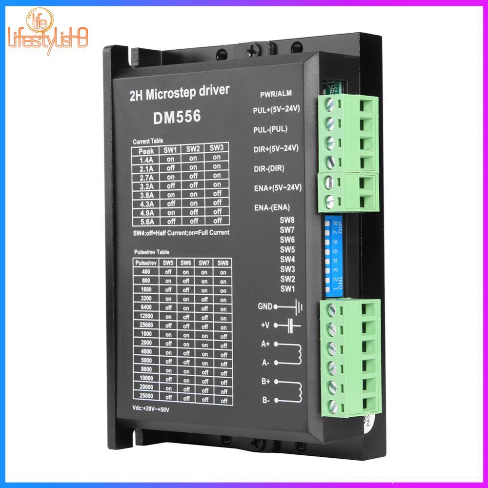 DM556 Stepper Motor Driver 2-Phas Digital Stepper Motor Driver สําหรับ Nema 23 5.6A สําหรับ Nema 23 