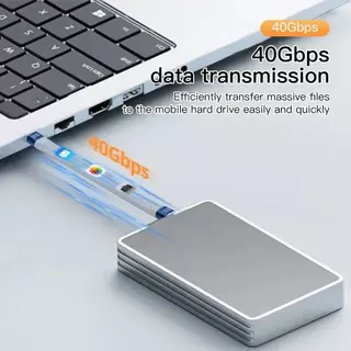 HdoorLink USB4 สายเคเบิลข้อมูล Thunderbolt4 ประเภท C สาย 40Gbps 13.5 ซม.สายสั้น PD 240W สายชาร์จสําหรับแล็ปท็อป SSD Mac