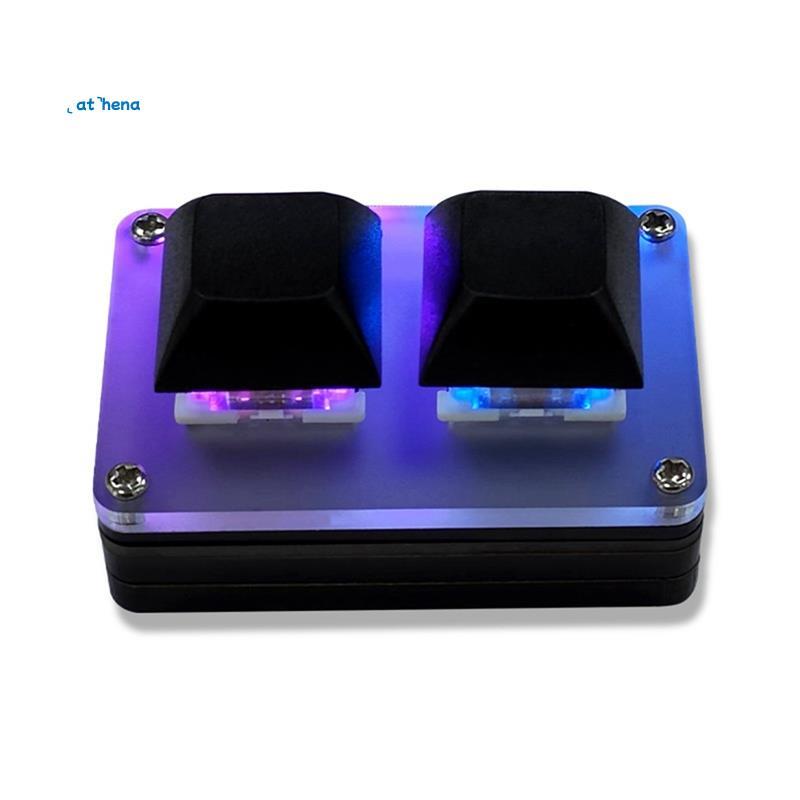 athena552-Key Mini Keyboard Copy and Paste Programmable Custom Gaming Mechanical Keyboard พร้อมไฟ RG