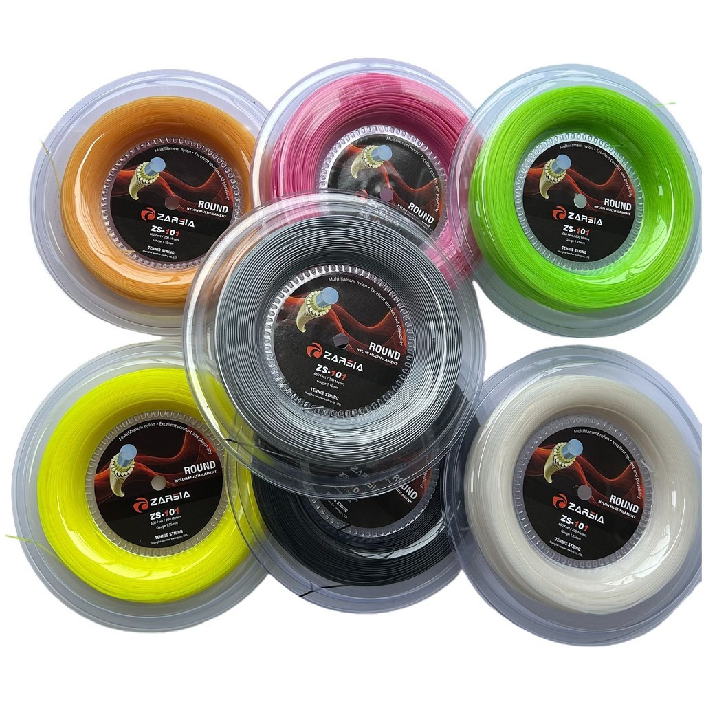 现货高弹多色200网球线训练线网球拍线新手米大盘ZARSIA软线尼 ZTec3MYvBH1219