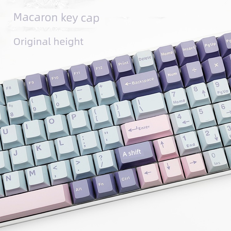 Heiji Snake Color Matching Keycap PBT การฉีดสองสีเหมาะสําหรับคีย์บอร์ด 68/87/98/100 คอลัมน์การกําหนด