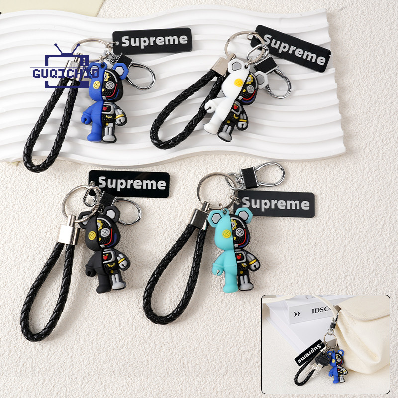 *พร้อมส่งในไทย*พวงกุญแจ การ์ตูนหมี Coolso หมีเครื่องกลโซ่โทรศัพท์ส่วนบุคคลตุ๊กตาการ์ตูนน่ารักจี้กระเป๋าโทรศัพท์คู่