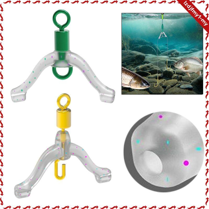 Leipupa หมุนคลิปตกปลา Connector Anti-winding Micro แยกแหวนชิ้นส่วนตกปลาสําหรับ Sea Lake อุปกรณ์ตกปลา