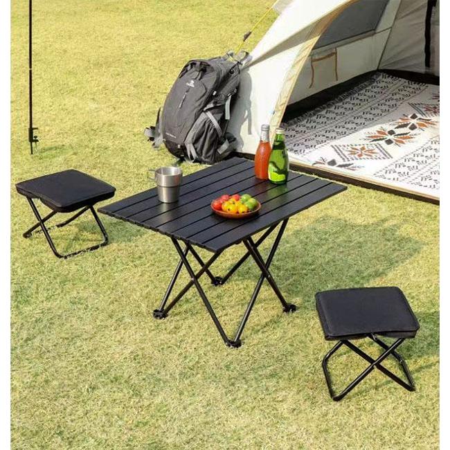Yifeng Home โต๊ะ เก้าอี้ พกพา โต๊ะแคมป์ปิ้ง พับเก็บได้ ฟรี พร้อมกระเป๋า 532