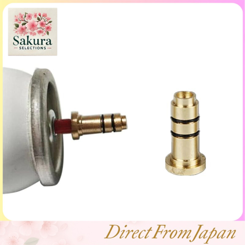 GAOHOU Brass Copper Nozzle Refill Gas Adapter Gas Replenishment Adapter Butane Gas Filling Inflatabl