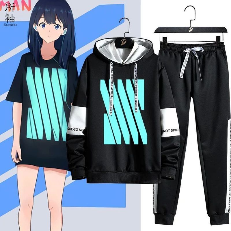 SSSS.GRIDMAN Gullit สไตล์เดียวกันคอสเพลย์เสื้อกันหนาวกางเกงสูทผู้ชายผู้หญิงหลวมเสื้อผ้าสองมิติ