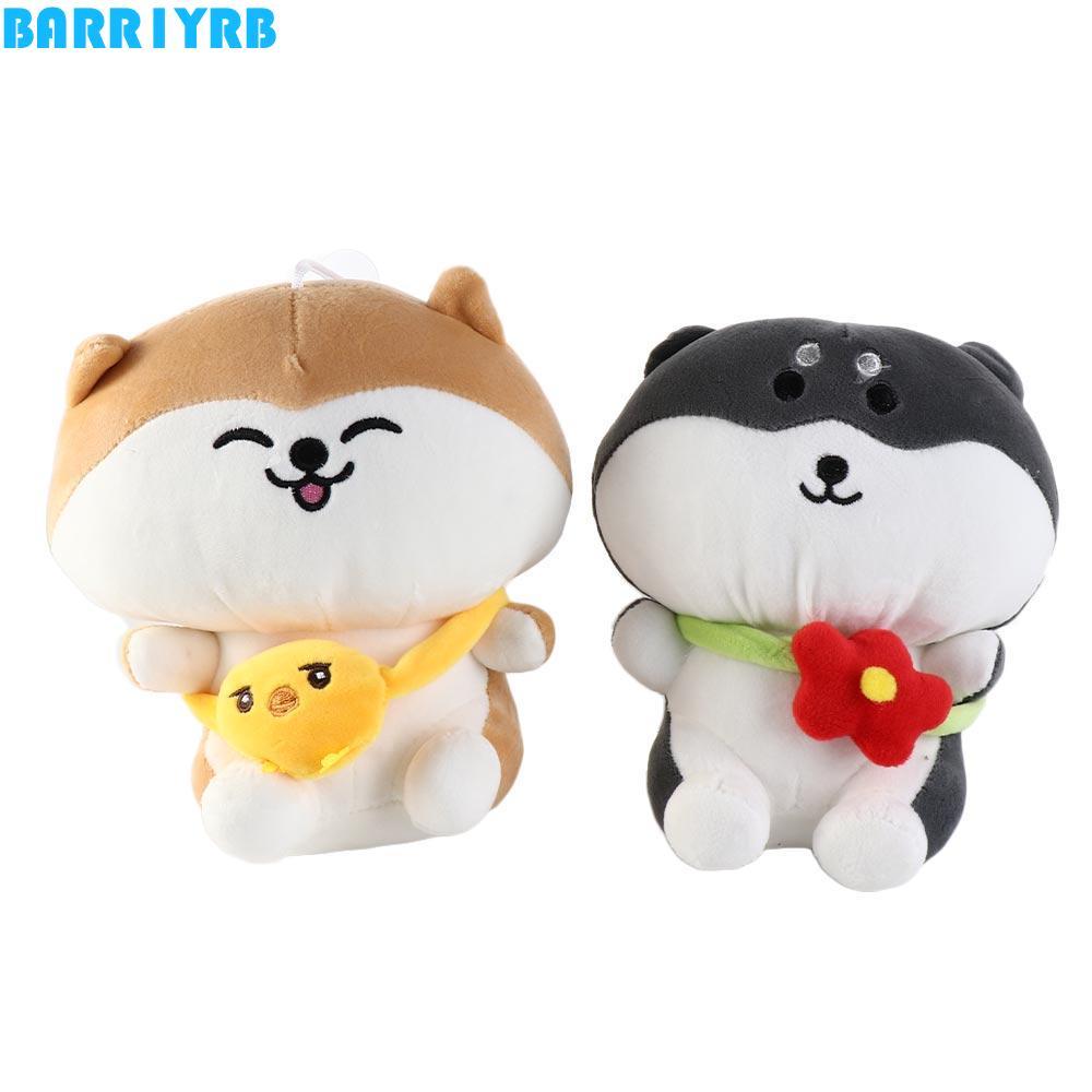 BARR1YRB Husky สุนัขของเล่นตุ๊กตาตกแต่งบ้านการ์ตูนสัตว์จําลอง Husky Appease ของเล่น Plushie ปัจจุบัน