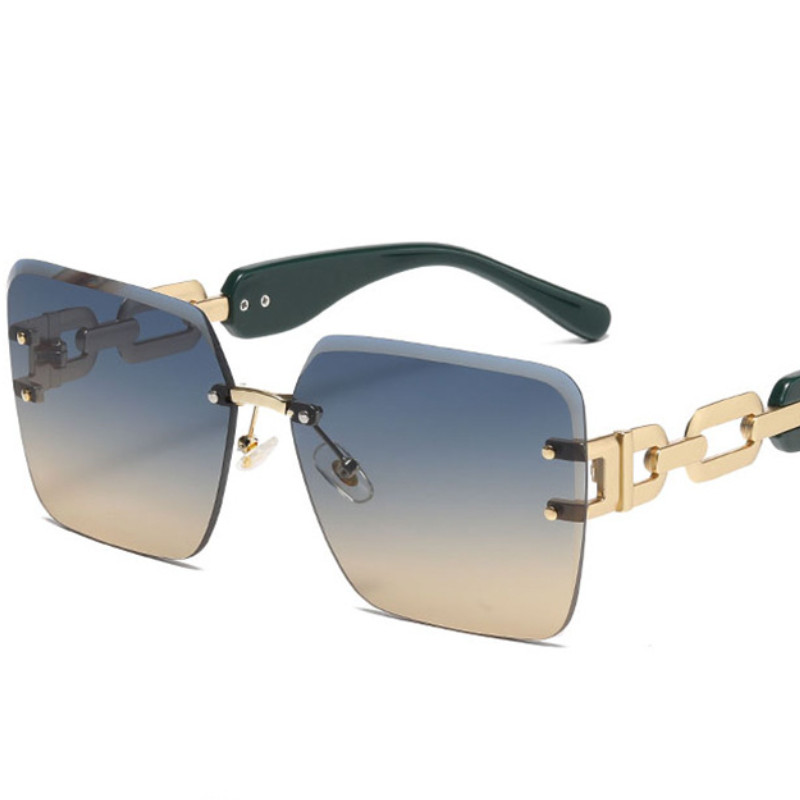 แว่นตากันแดดรุ่นวินเทจแบบไม่มียอก ดีไซน์แฟชั่นสำหรับทั้งผู้ชายและผู้หญิง พร้อมสายคล้องคอน้ำหนักเบา U