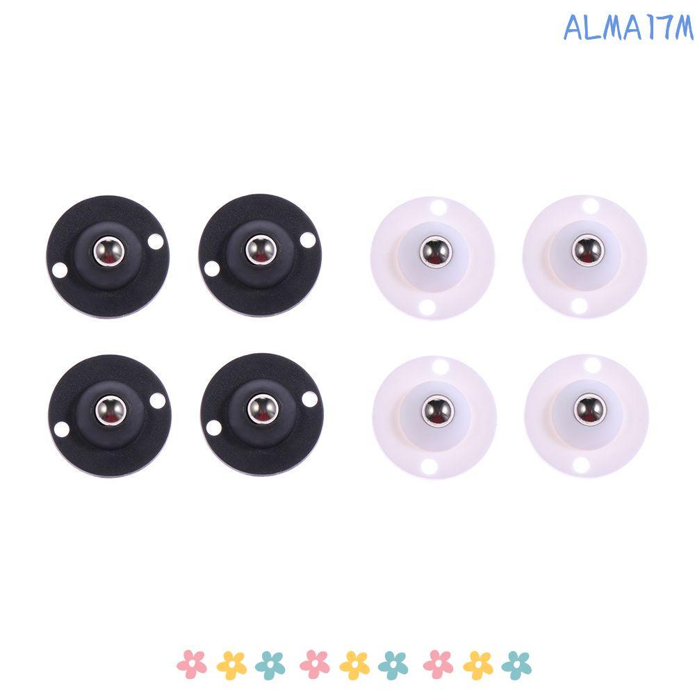 ALMA1 Mini Universal Pulley สแตนเลส Mini หมุนล้อเสียงต่ํากล่อง Roller 360o Universal ล้อ