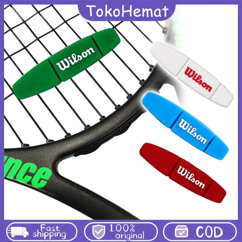 Wilson Silicone Tennis Damper 2 ชิ้น ไม้เทนนิสทนทาน Damper ตัวเลือกสี