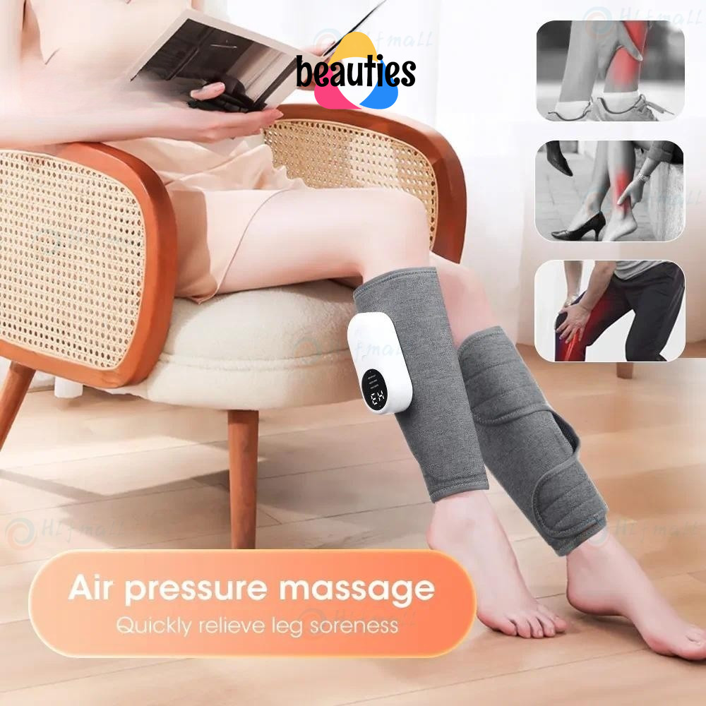 LE เครื่องนวด 360° ความดันอากาศลูกวัวนวดเครื่องบําบัดล่วงหน้าอุปกรณ์นวดในครัวเรือนประคบร้อนผ่อนคลายก