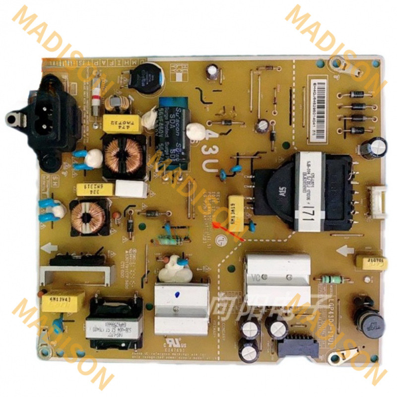 ใหม่บอร์ดจ่ายไฟเดิม 90% LG 43uj6300 43lg63cj-ca eax67209001 Lgp43dj-17u1