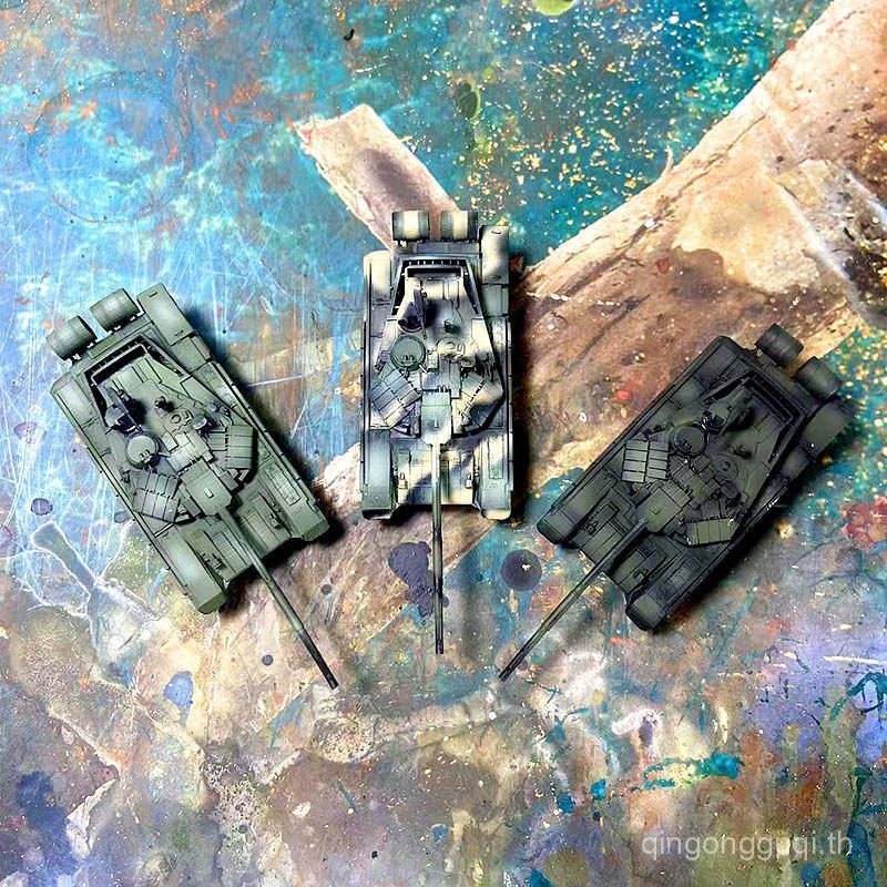 Tank World Handheld War 1/144 Scale รัสเซีย T90M รถถังสงครามหลักสําเร็จรูปชุดเครื่องประดับพร้อมสต็อก